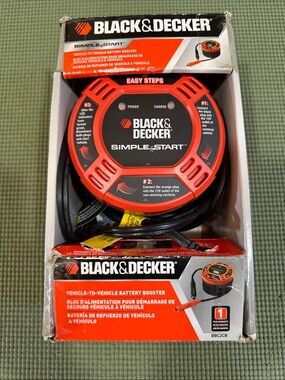 Black & Decker Simple Start Vehicle-to-Vehicle Battery Booster